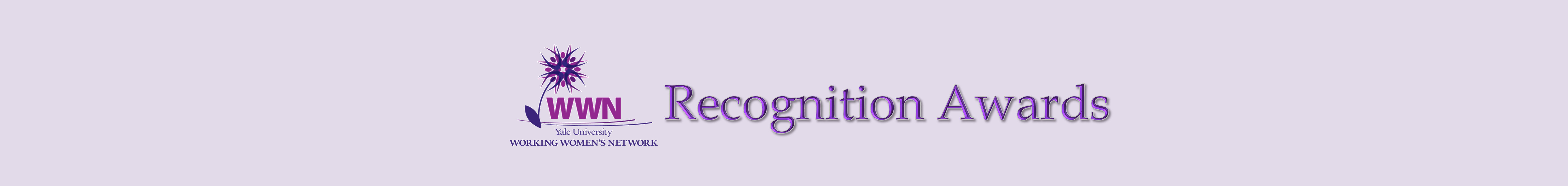 The working women's network logo and the words "Recognition Awards"