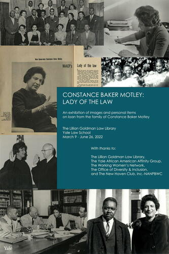 Constance Baker Motley: Lady of the Law Exhibit Poster