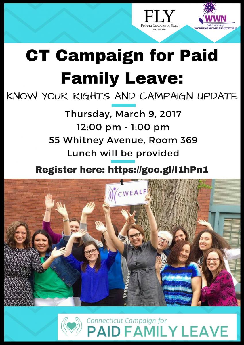 WWN & FLY Present CT Campaign for Paid Family Leave Know Your Rights