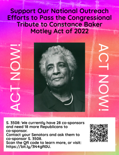 Congressional Tribute to Constance Baker Motley Act Flyer
