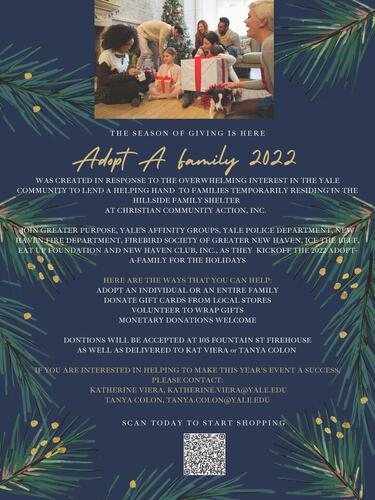 Adopt-A-Family 2022 Flyer
