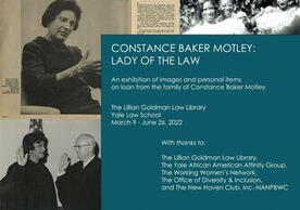 Constance Baker Motley: Lady of the Law Exhibit Poster