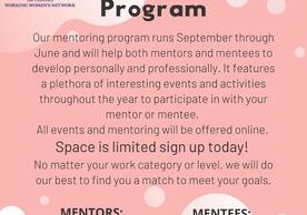 WWN Mentorship Program Flyer