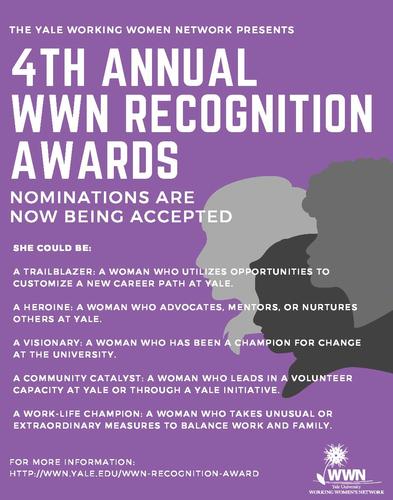 4th Annual WWN Recognition Award Flyer