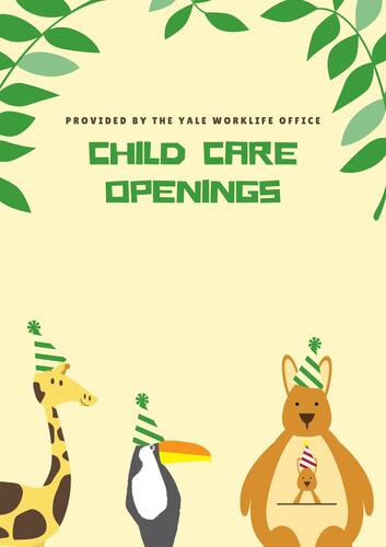 Child Care Opening Photo